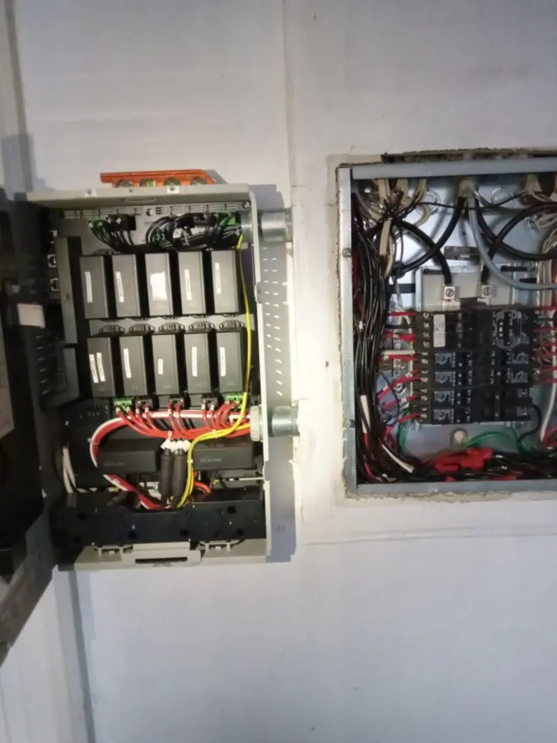 Electrical panel upgrade completed for Indoor Lighting Installation in Clive